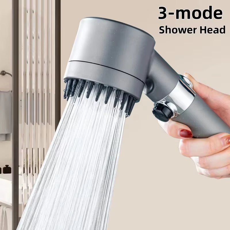 3 Modes Shower Head High Pressure Showerhead Portable Filter Rainfall Faucet Tap Bathroom Bath Home Innovative Accessory