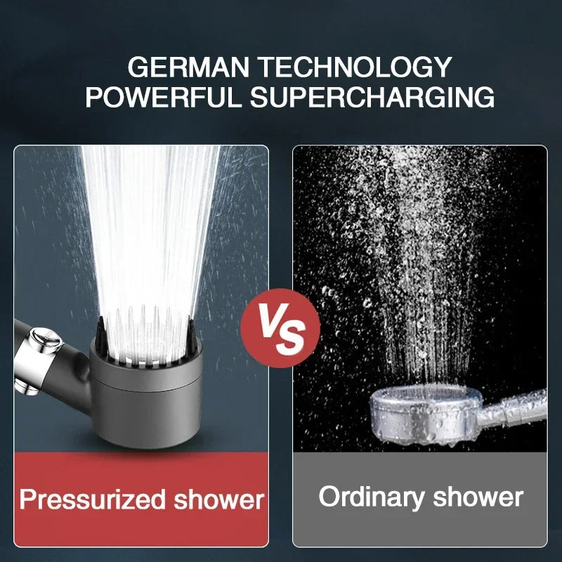 3 Modes Shower Head High Pressure Showerhead Portable Filter Rainfall Faucet Tap Bathroom Bath Home Innovative Accessory
