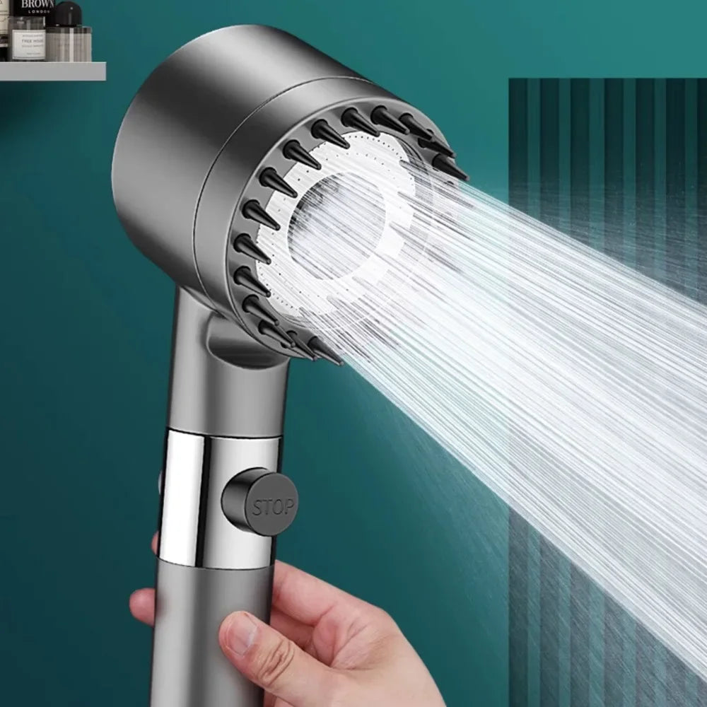 3 Modes Shower Head High Pressure Showerhead Portable Filter Rainfall Faucet Tap Bathroom Bath Home Innovative Accessory