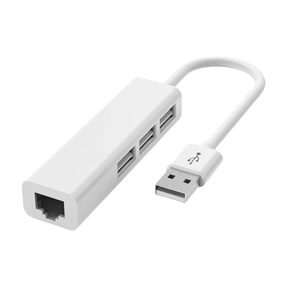 Type-C To RJ45 Lan Network Card 4 Port 4 in 1 USB 2.0 Hub USB2.0 Type-C RJ45 Type-C Splitter 10GBit/s for Desktop Computer PC